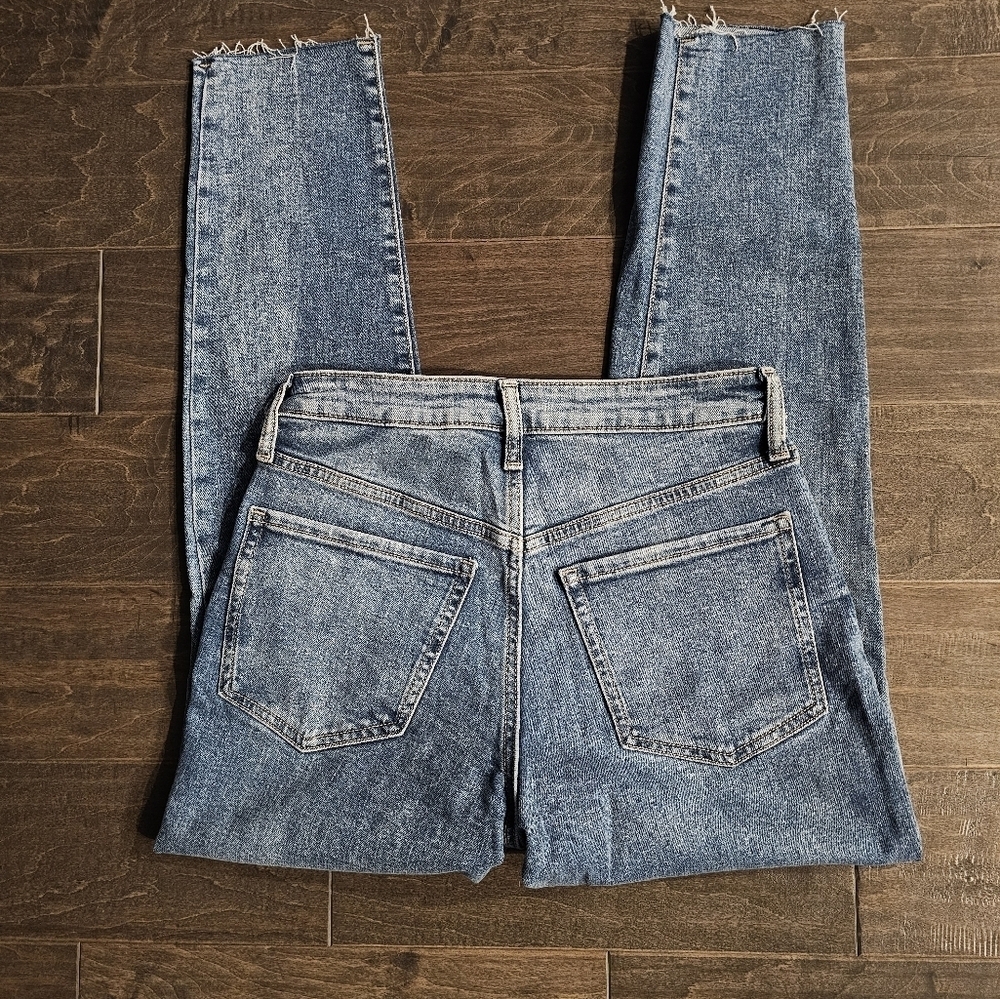 New Old Navy O.G. Straight High-Rise Secret Smooth Pockets Women's Jeans sz 2 - Picture 3 of 8